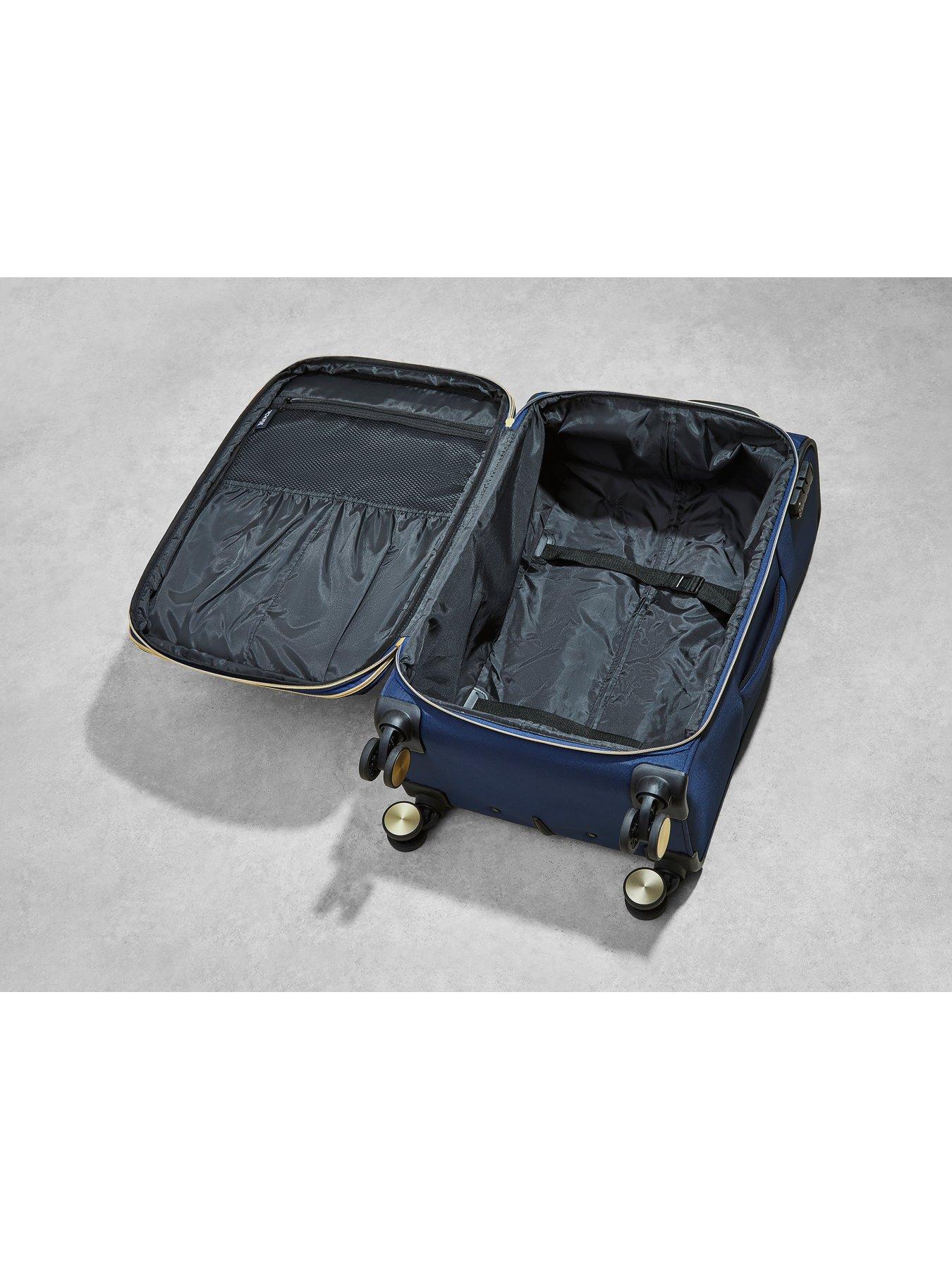 Image 5 of 7 of Rock Luggage Sloane Softshell 8 wheel expander with TSA lock Large Suitcase