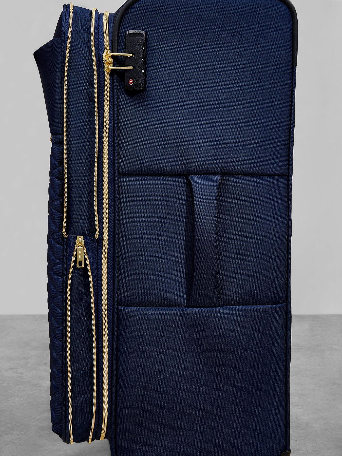 Image 7 of 7 of Rock Luggage Sloane Softshell 8 wheel expander with TSA lock Large Suitcase