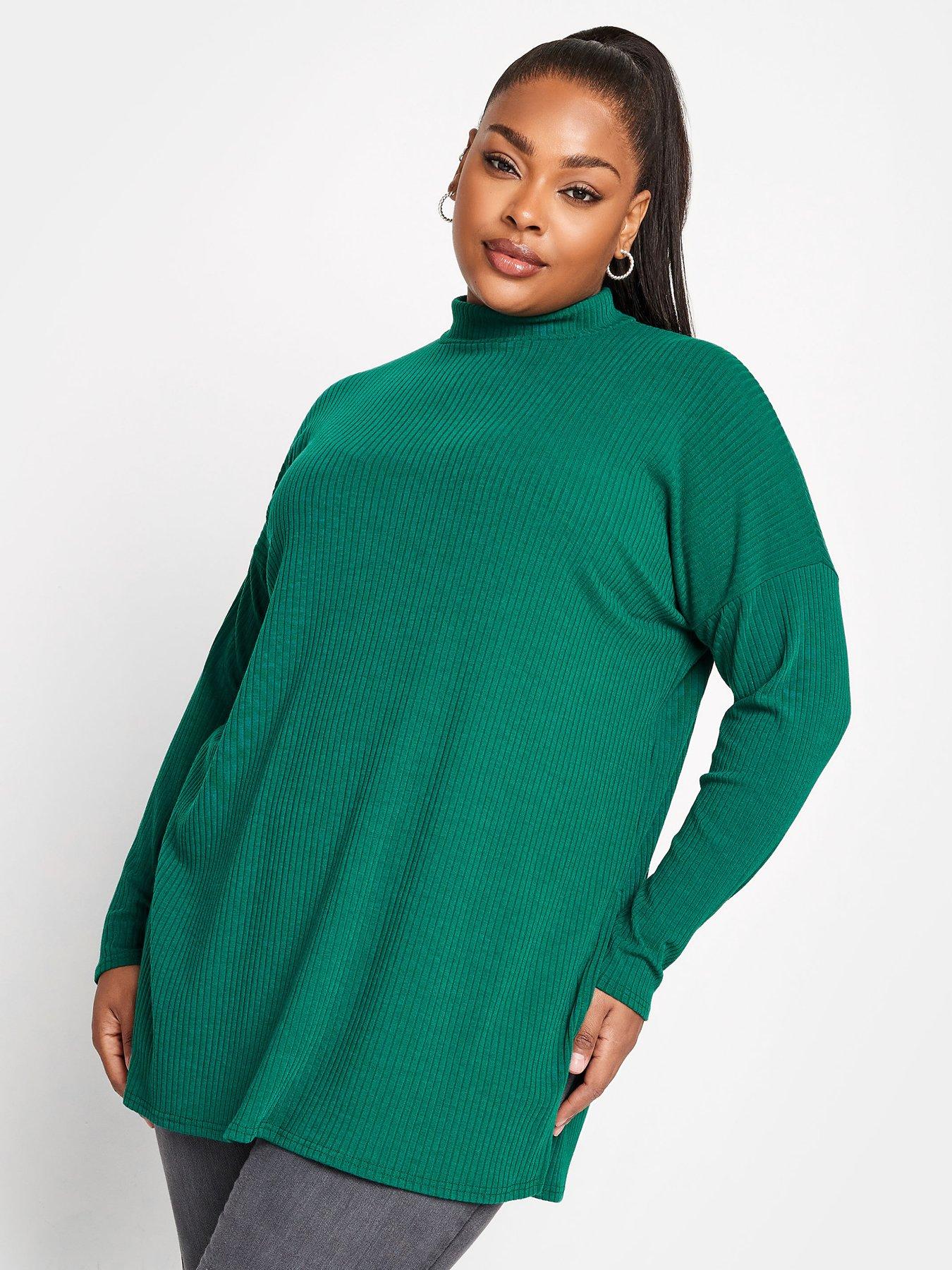 Oversized on sale polo neck