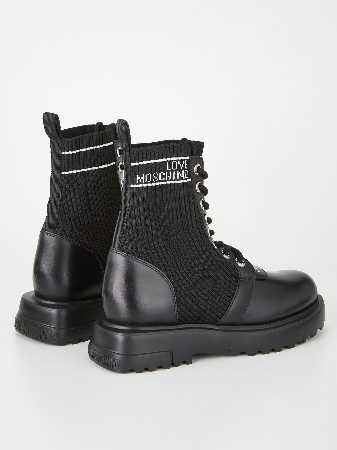 Love moschino 2024 boots sale