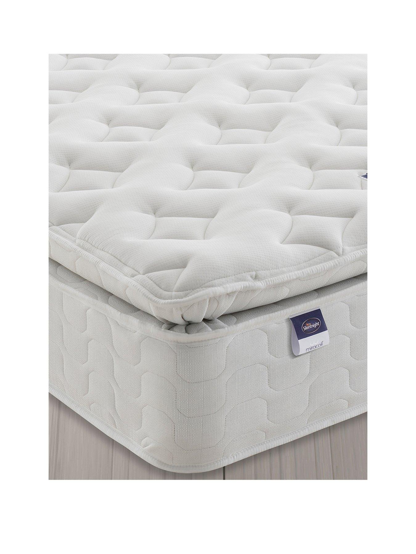 Silentnight Miracoil 3 Pippa Memory Pillow Top Double Mattress Very.co.uk
