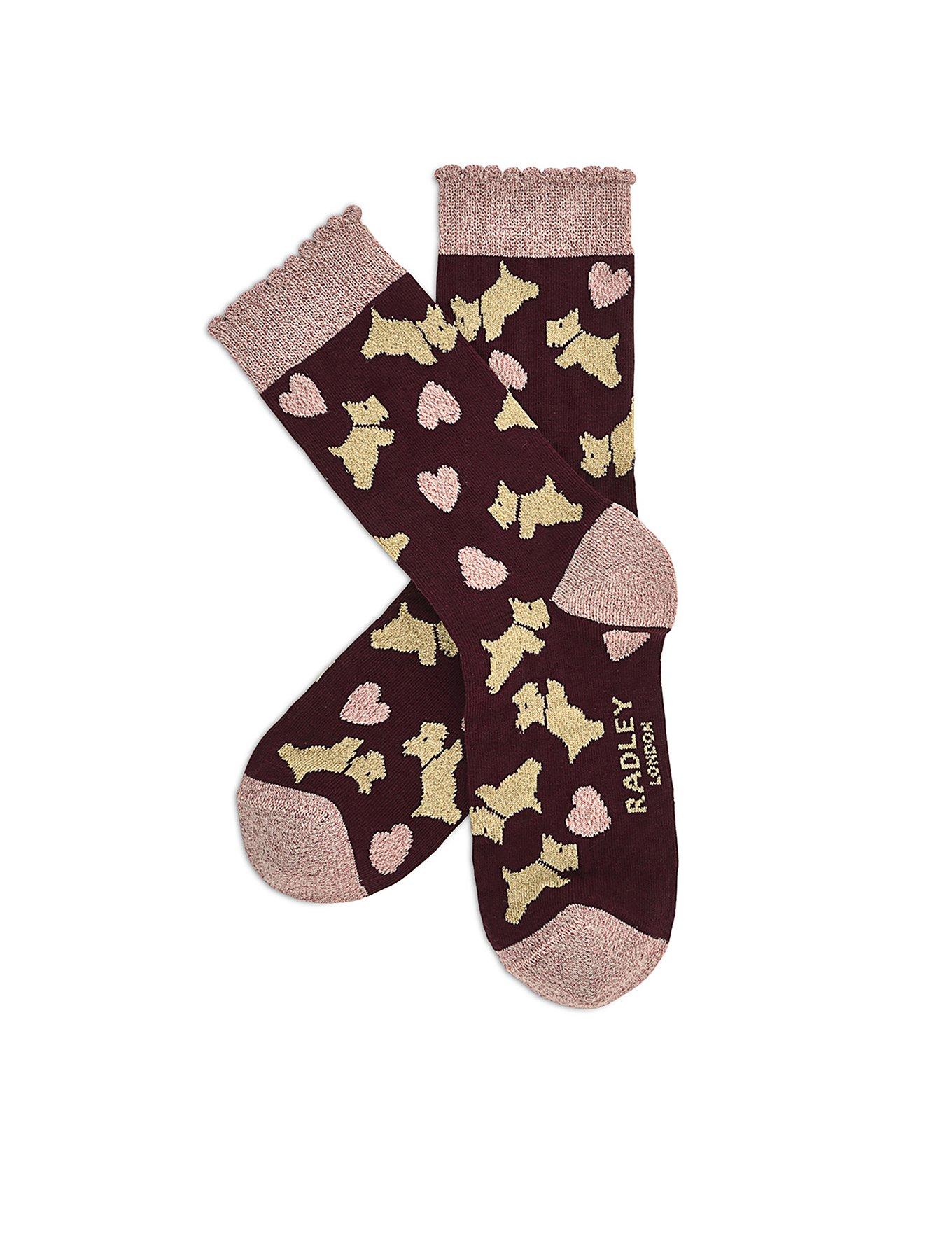 Radley I Love Radley Sock Set Prairie Pink Very.co.uk