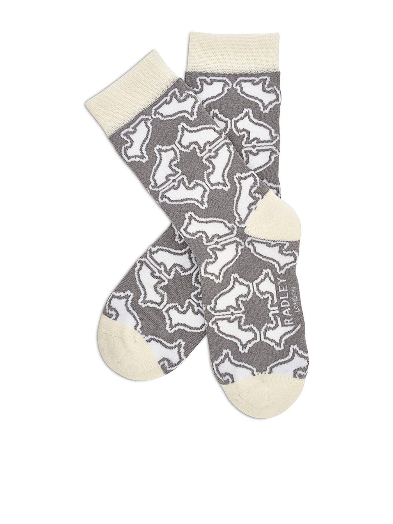 Radley Heirloom Cosy Sock Cloud Burst very.co.uk