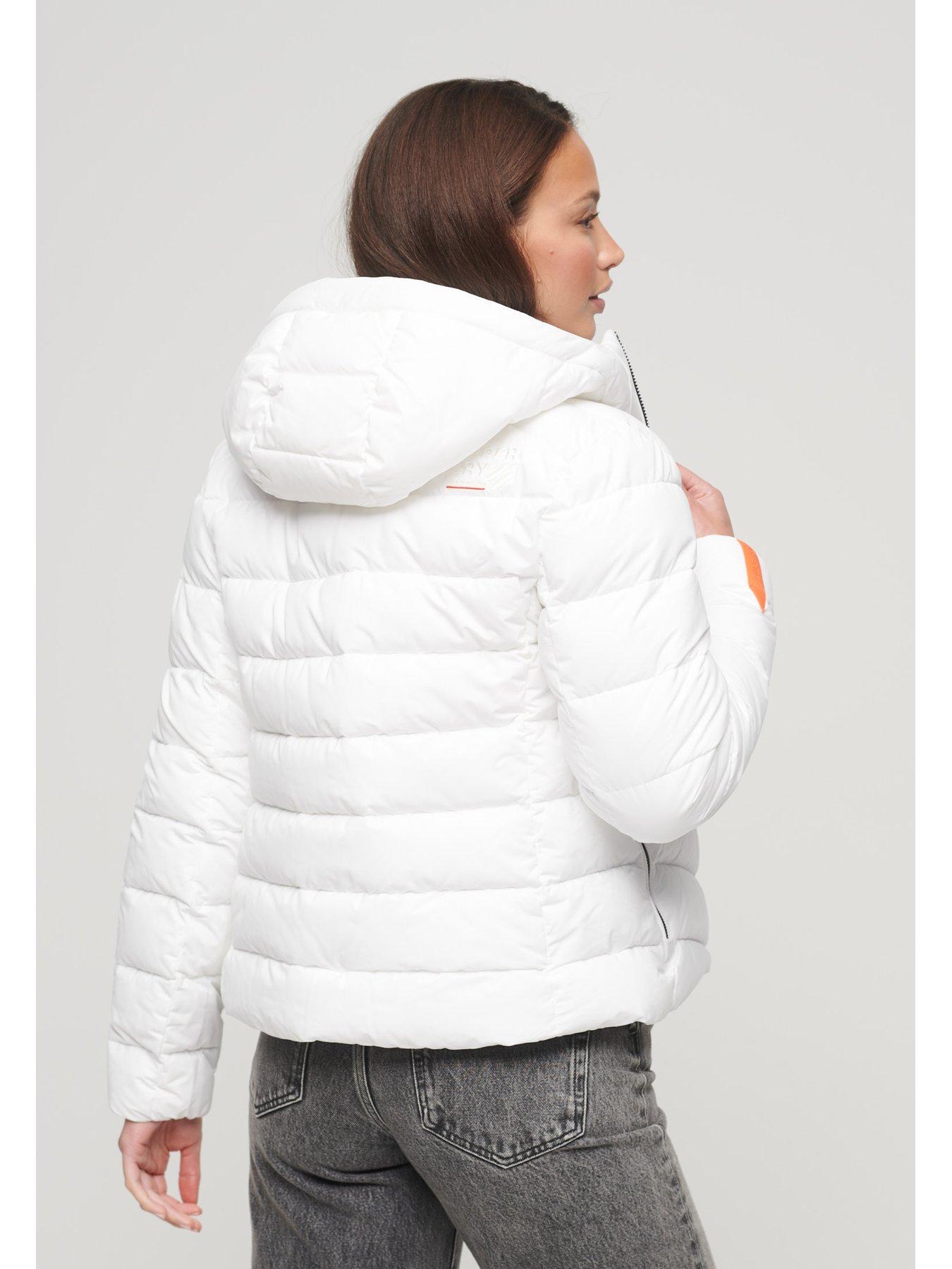 Padded hot sale white jacket