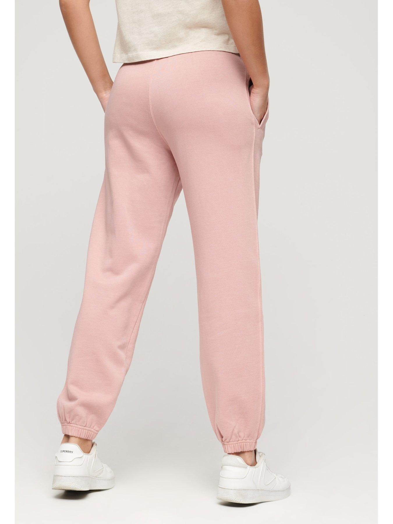 Superdry Embroidered Boyfriend Joggers Pink very