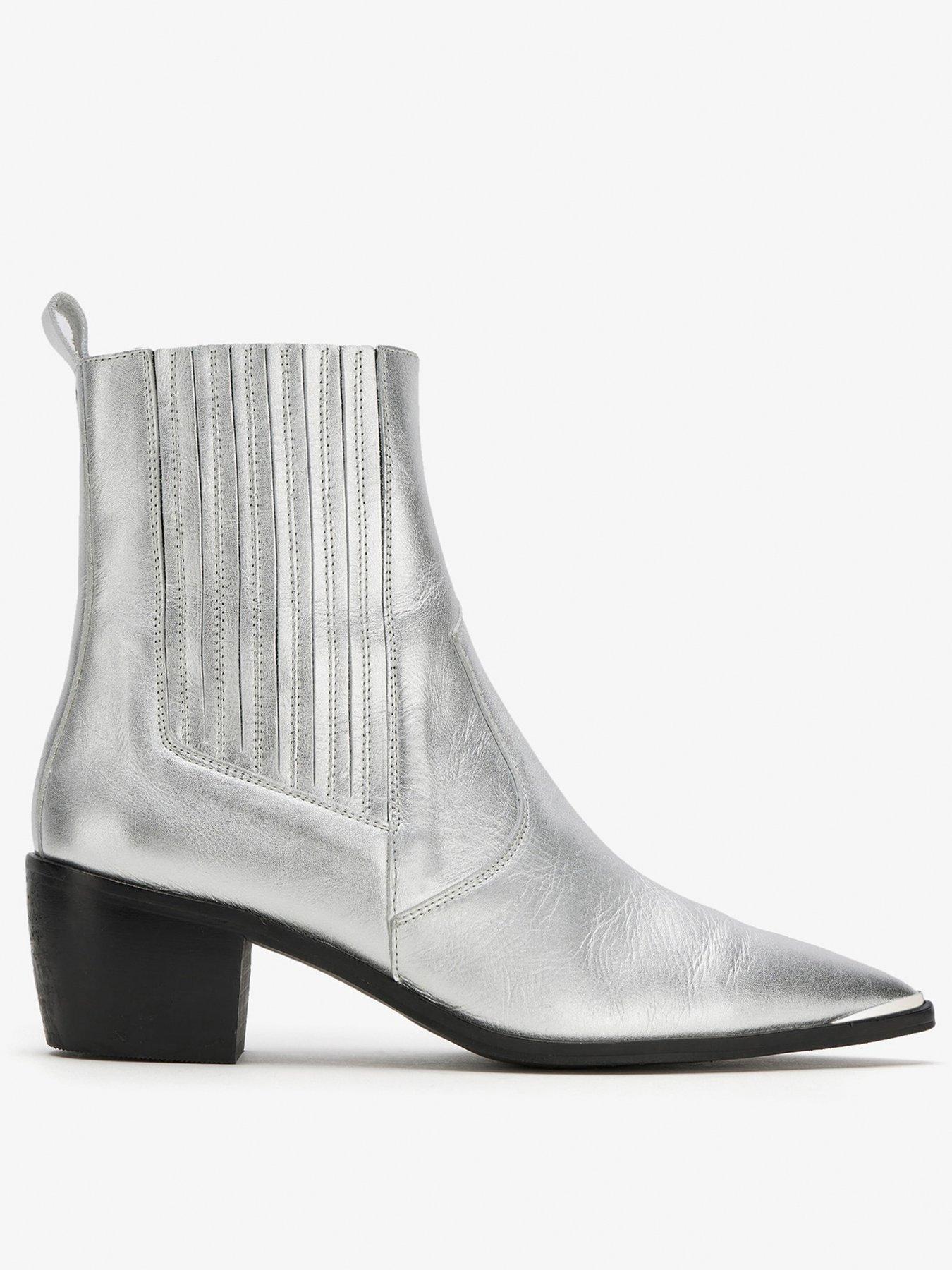 Silver cheap boots uk