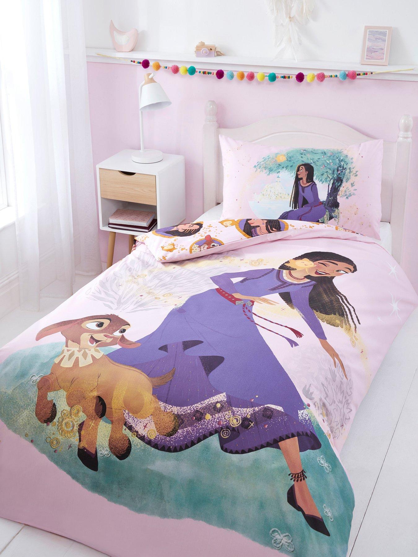 Disney princess clearance single duvet set