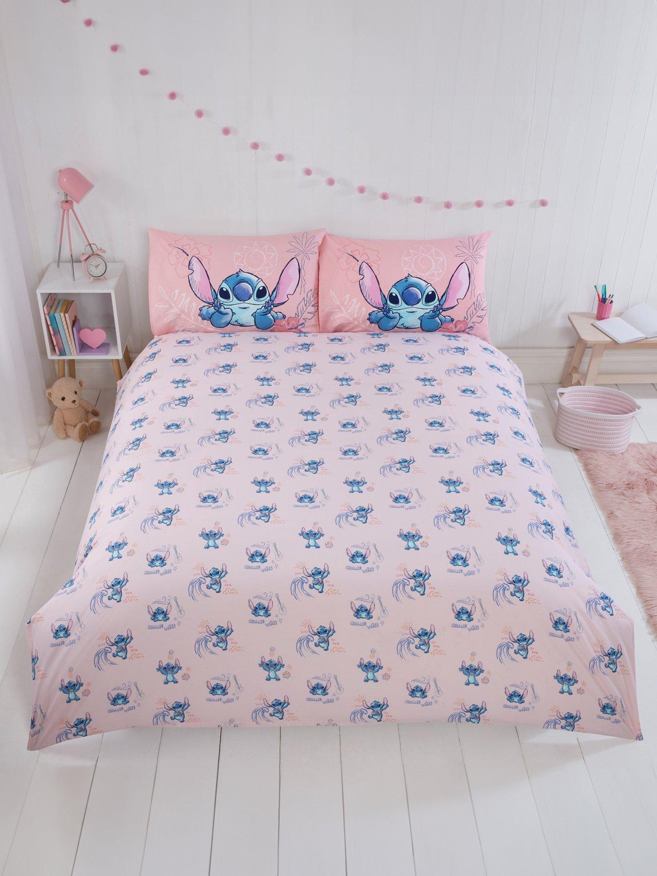 Buy Lilo & Stitch Purple Reversible 100% Cotton Duvet Cover and Pillowcase  Set from Next USA