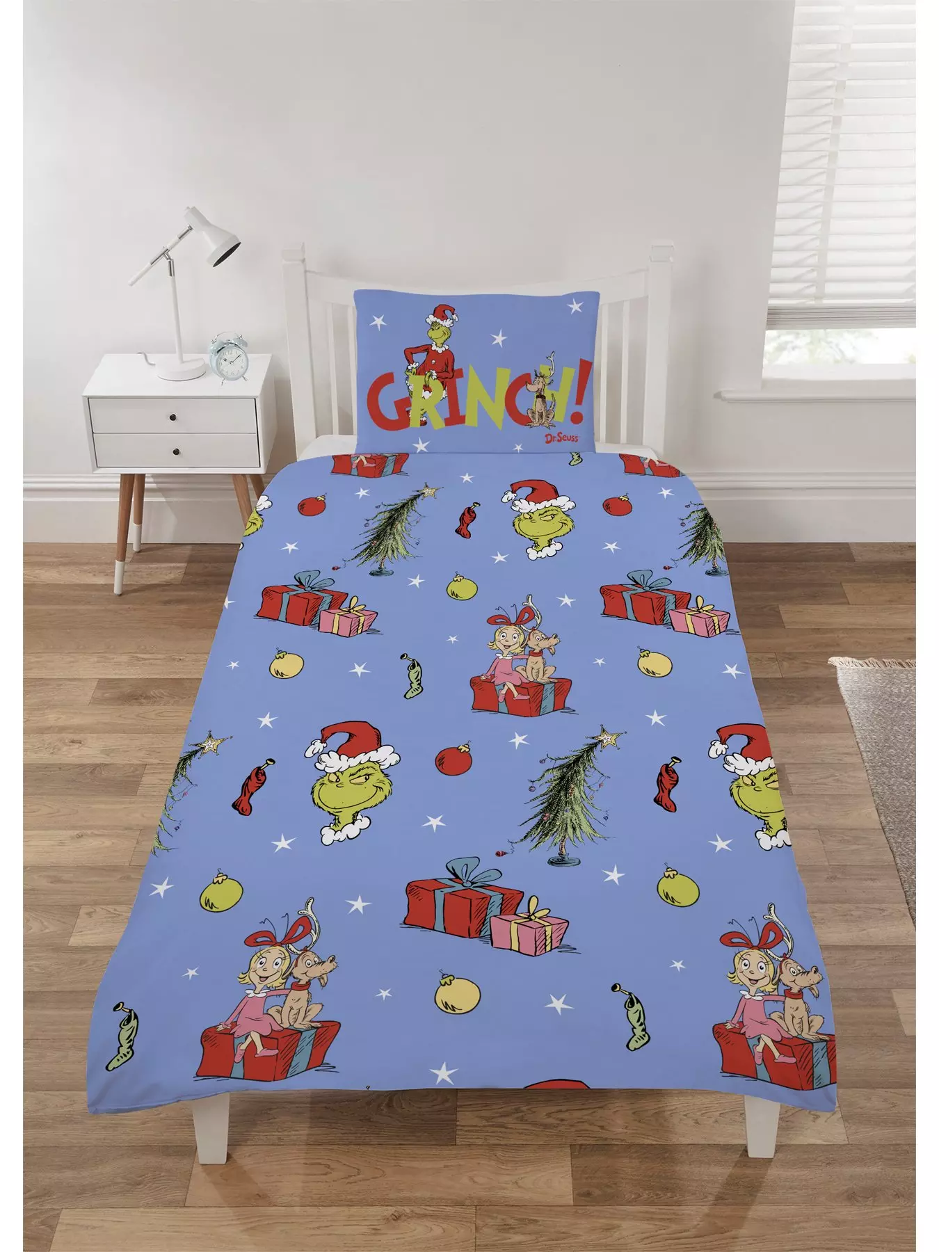 Buy The Grinch NFL Green Bay Packers Christmas Bedding Sets Bed