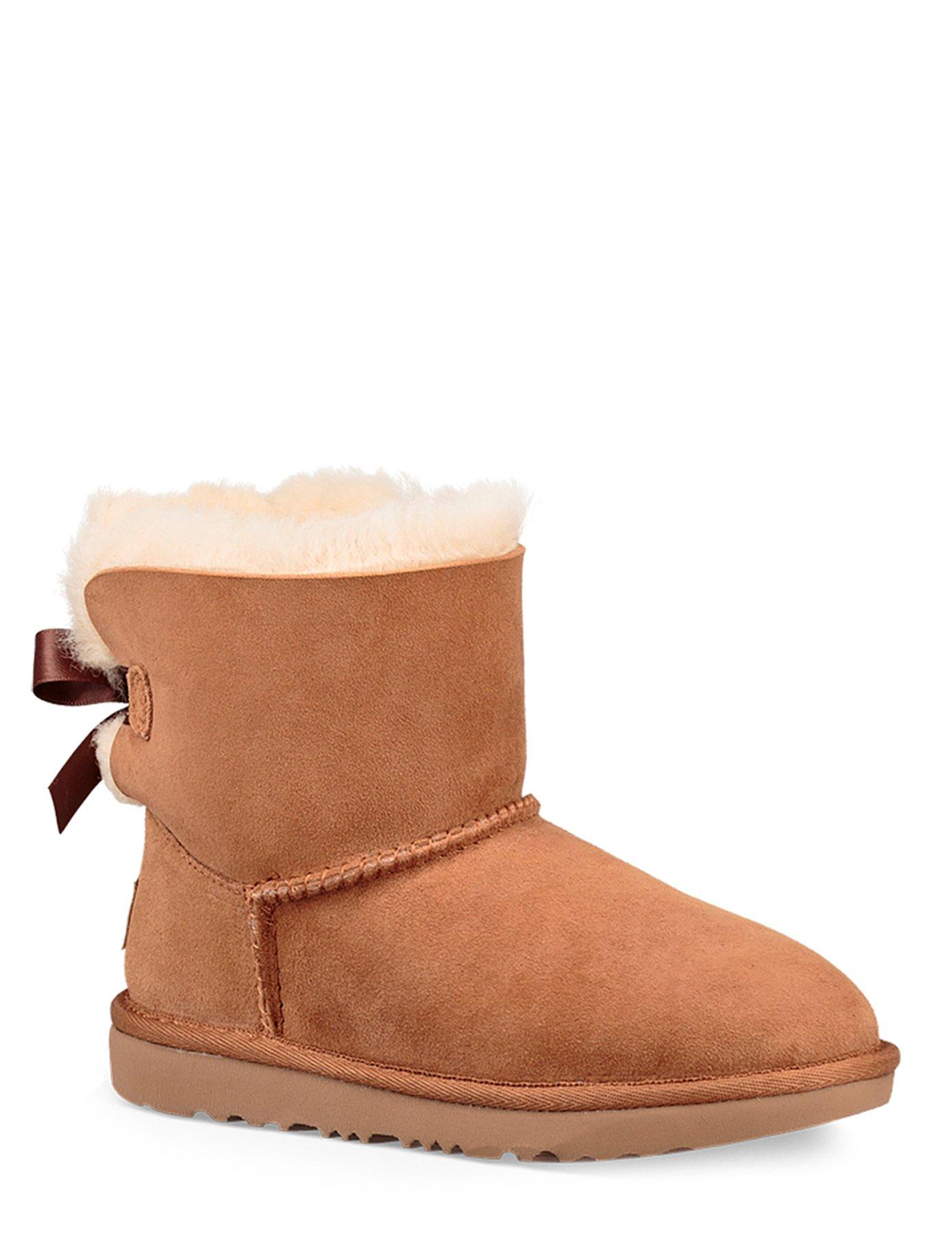 UGG Kids Mini Bailey Bow II Boots - Brown