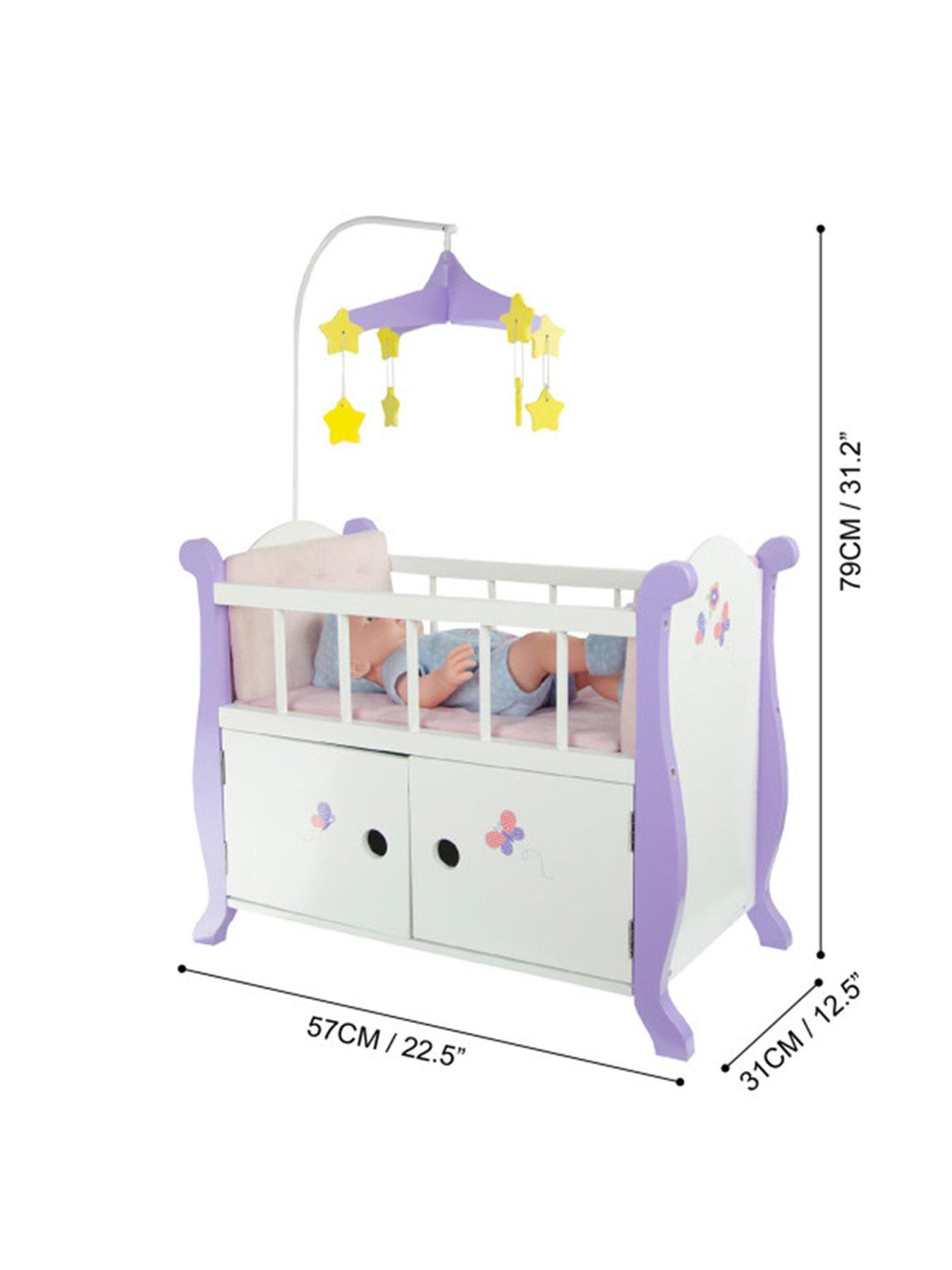 Dolls cot 2025 with storage