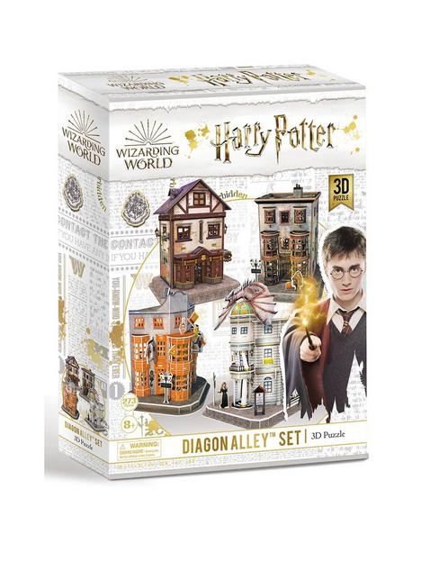 university-games-harry-potter-diagon-alley-4-in-1-3d-puzzle