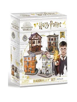 university games harry potter - diagon alley 4 in 1 3d puzzle