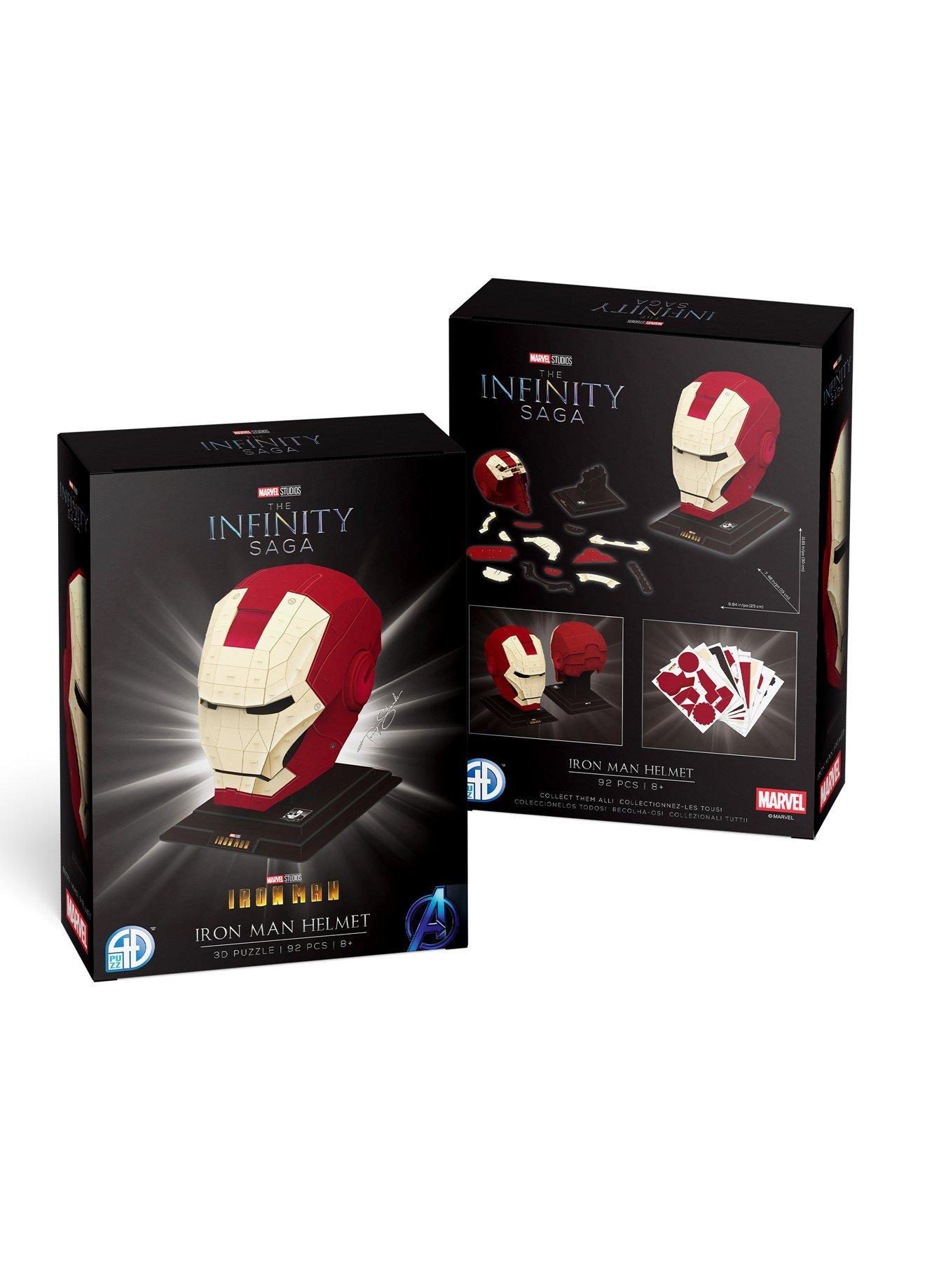 iron man helmet 3d puzzle Bust building any version of his Iron Man suit would take unfathomable resources 4D BUILD - Marvel Iron
