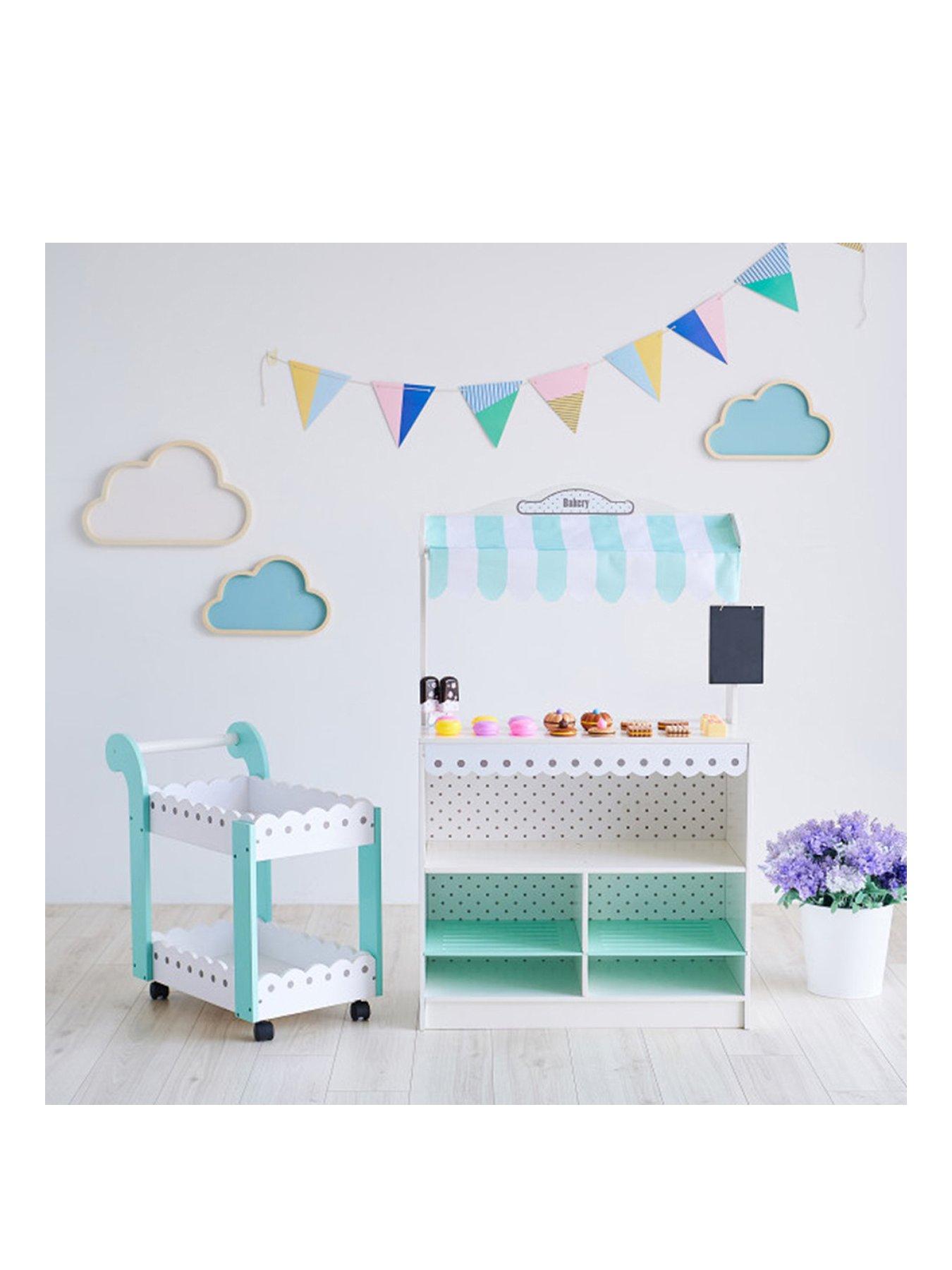 Teamson Kids My Dream Bakery Shop Dessert Stand - White / Mint | Very.co.uk