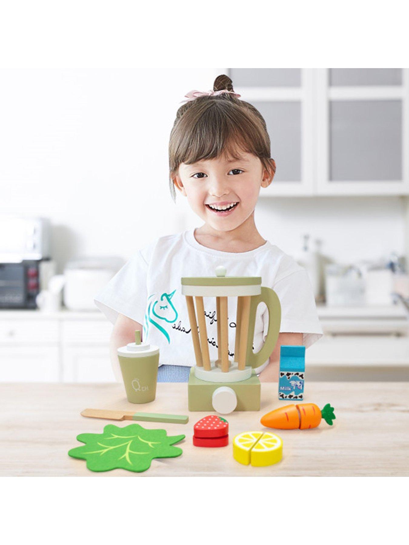 Teamson Kids Little Chef Frankfurt Wooden Blender Play Kitchen