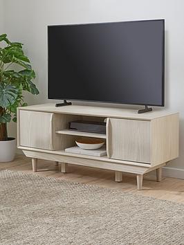 Product photograph of Very Home Marcel Tv Unit - Fits Up To 50 Inch Tv - Oak from very.co.uk