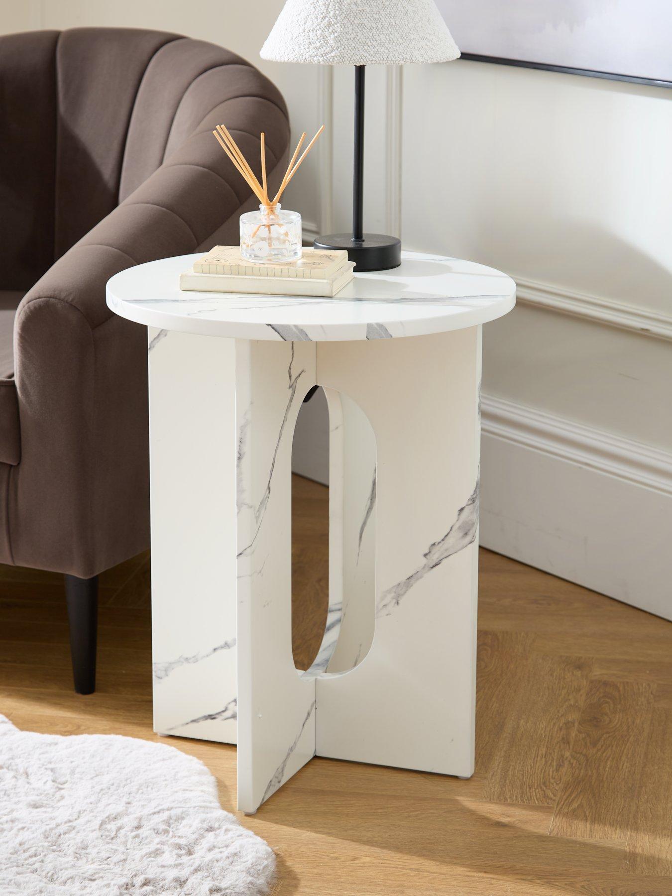 undefined Celeste Side Table - White