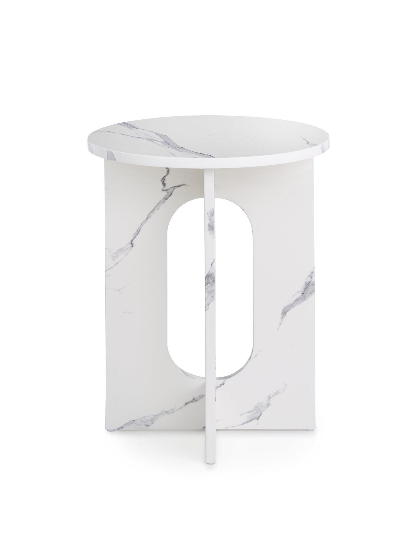 Image 3 of 6 of Very Home Celeste Side Table - White