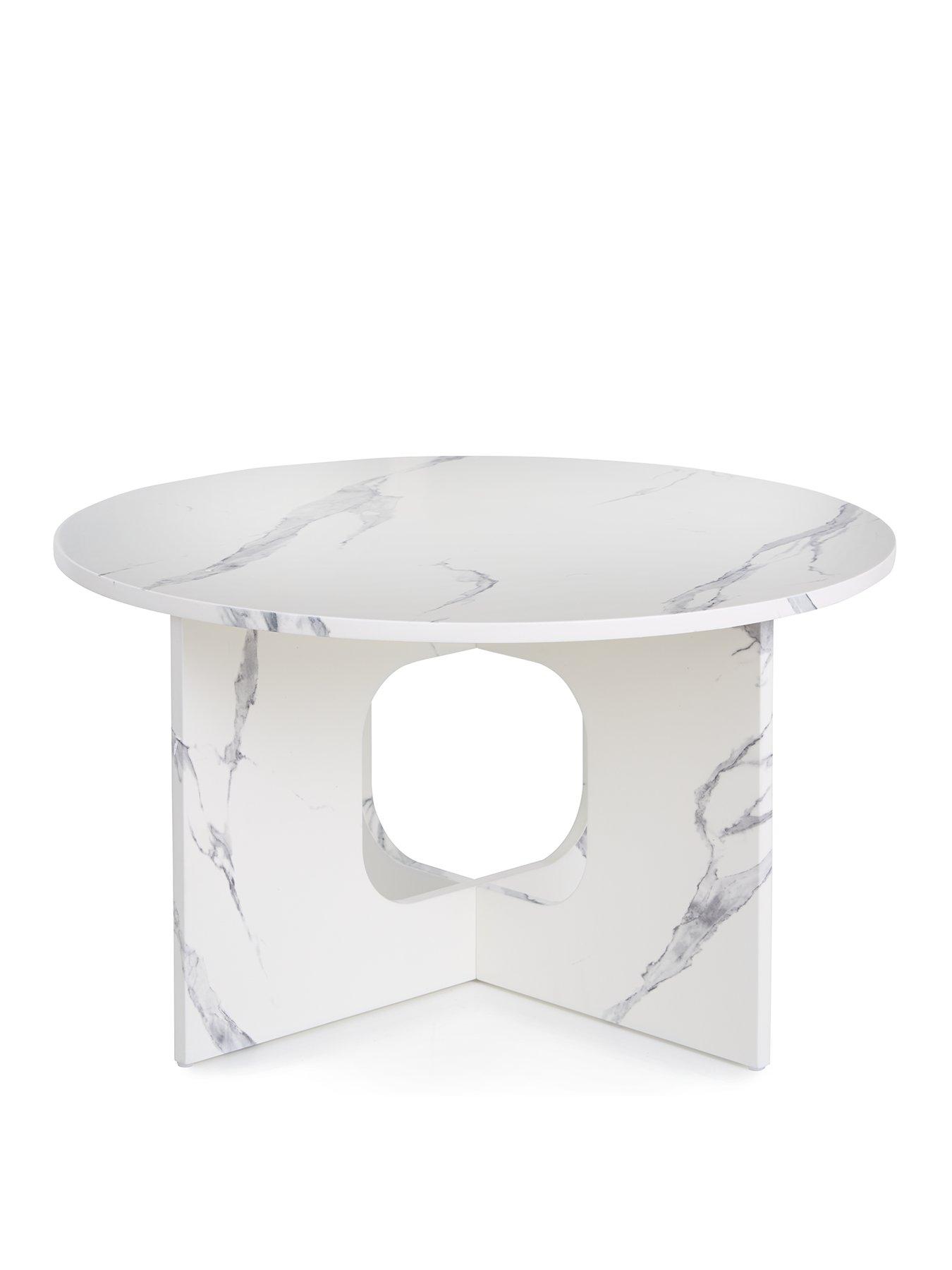 Image 2 of 6 of The Very Collection Celeste Coffee Table - White