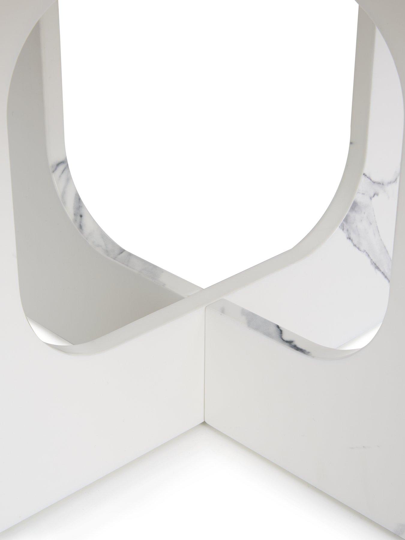 Image 5 of 6 of The Very Collection Celeste Coffee Table - White