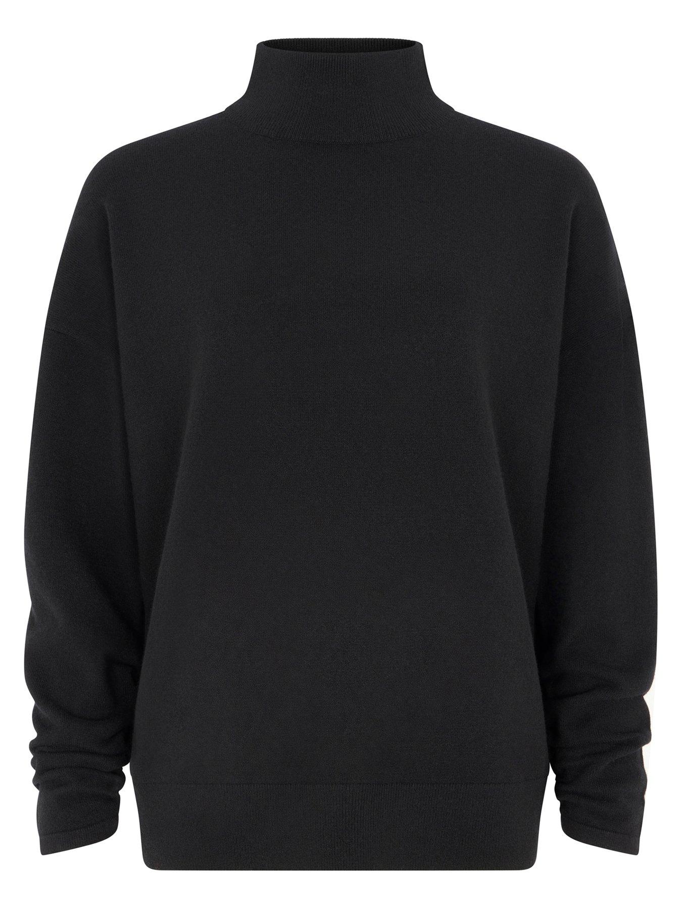 Mint Velvet Black Batwing Jumper | Very.co.uk 