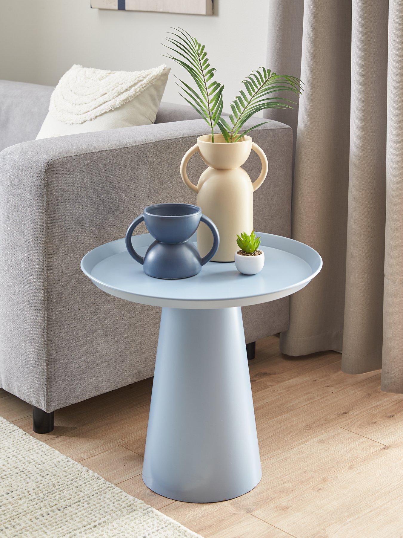 undefined Alloy Side Table - Blue