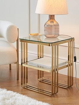 Product photograph of Very Home Axton Side Table from very.co.uk