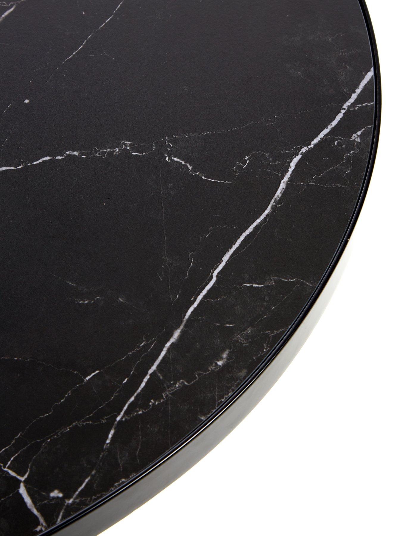 Image 5 of 5 of Very Home Pisa Ceramic Top&nbsp;Nest of 2&nbsp;Tables - Black