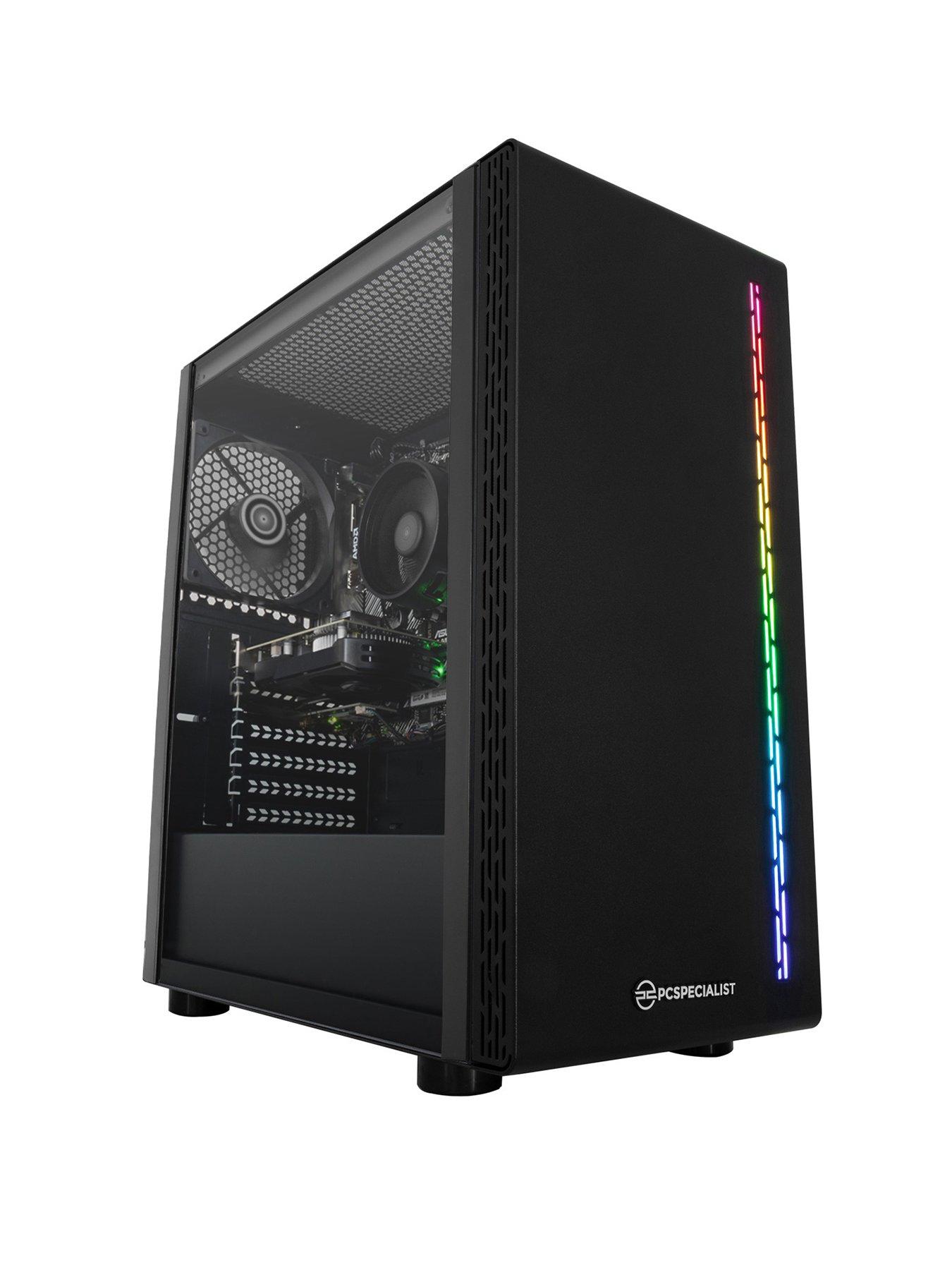 PCSpecialist Fusion A6 Gaming Desktop - Radeon RX 6500 XT, AMD Ryzen 5,  16GB RAM, 1TB SSD