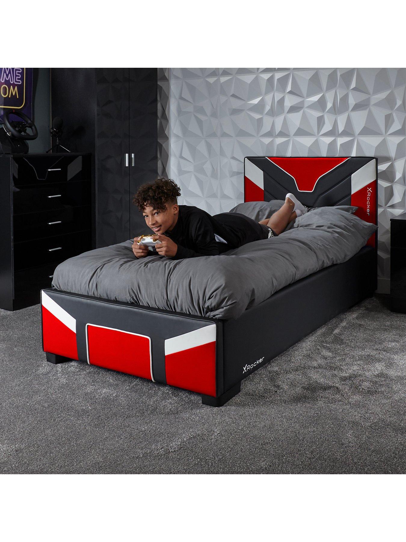 X rocker shop ottoman bed