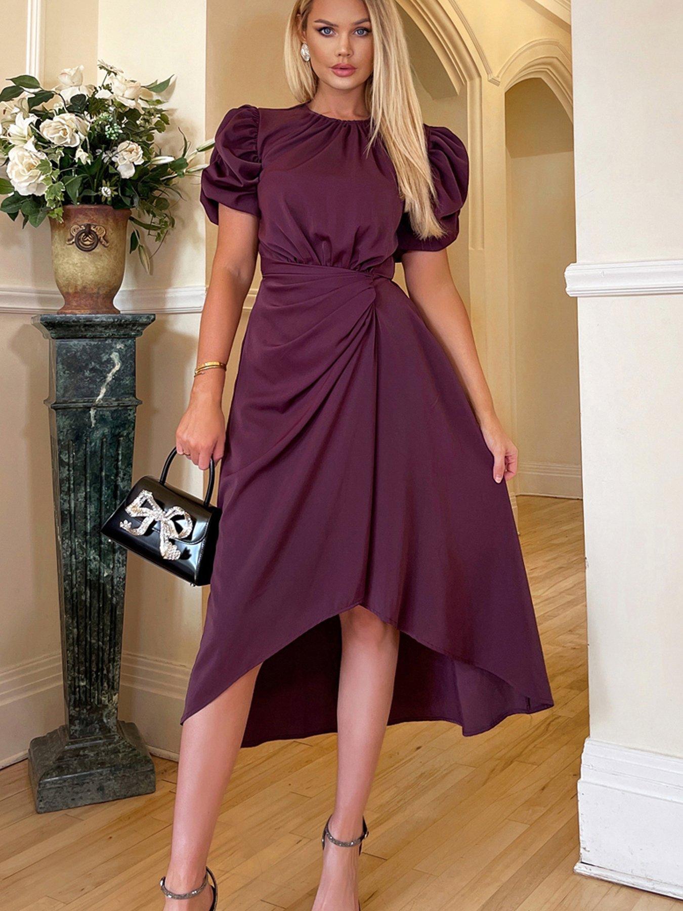 Plum occasion hot sale dress