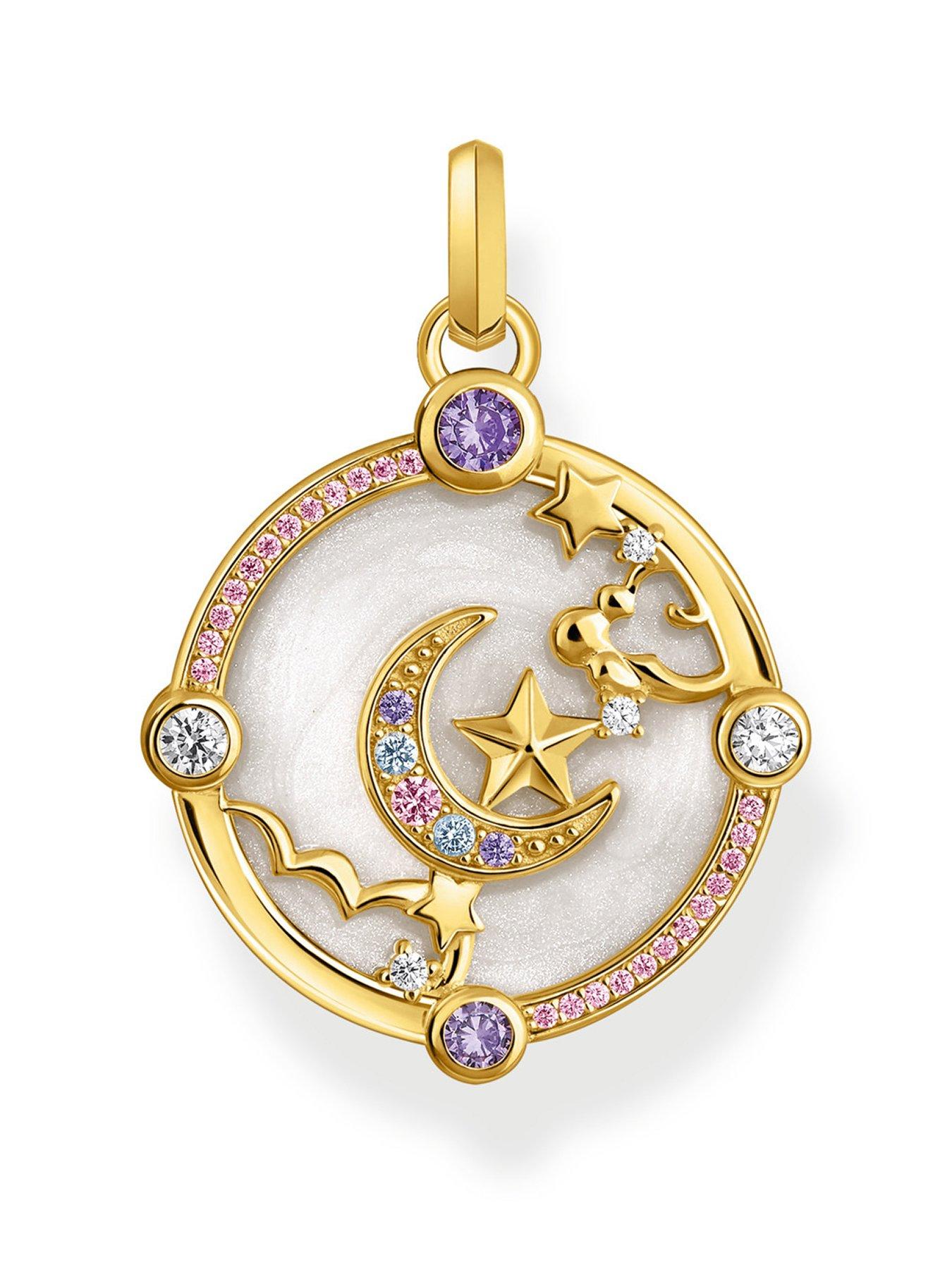 Product photograph of Thomas Sabo Cosmic Amulet Pendant from very.co.uk