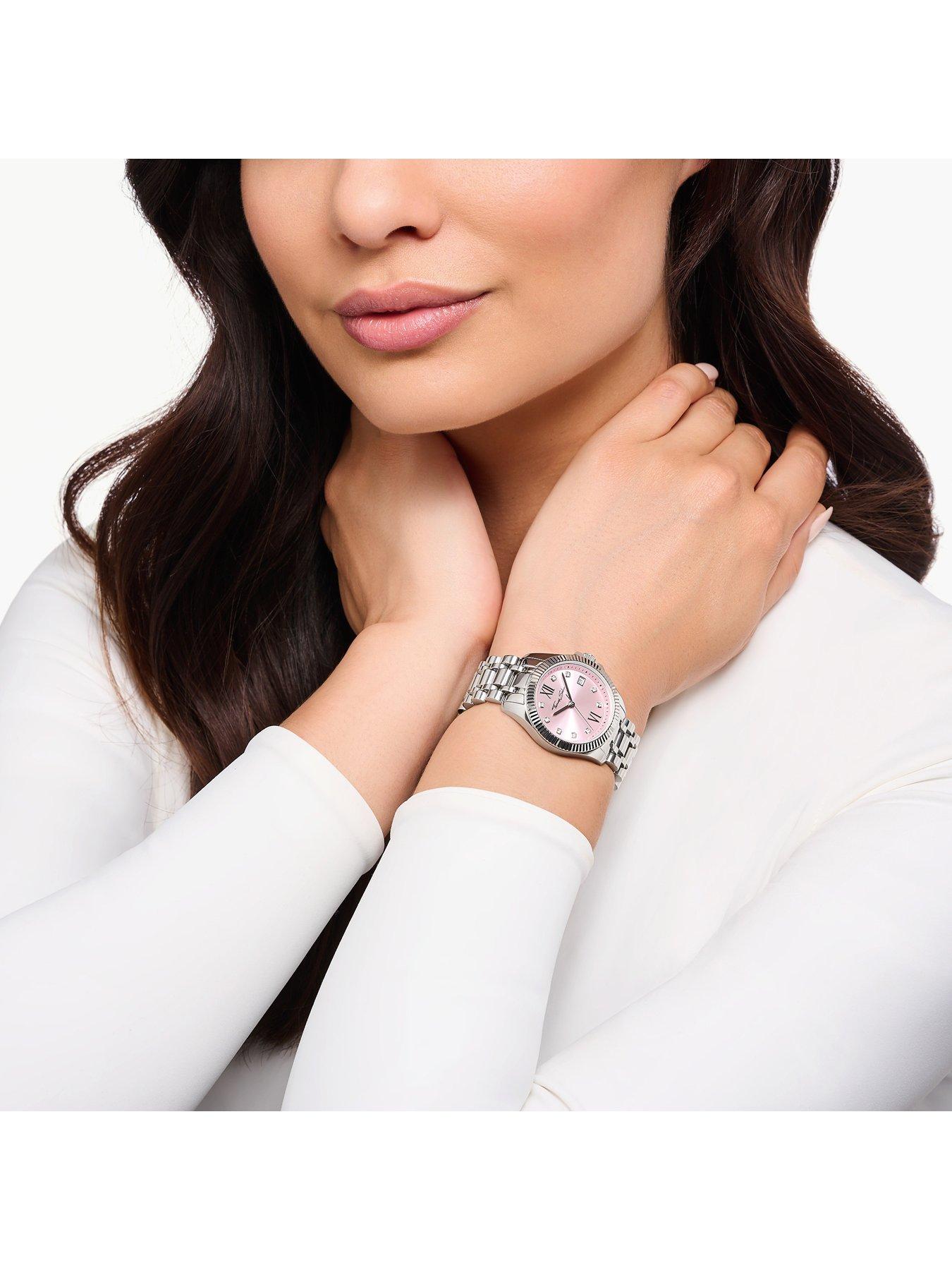 Thomas Sabo Divine Colours Pink Dial Stainless Steel Ladies Watch
