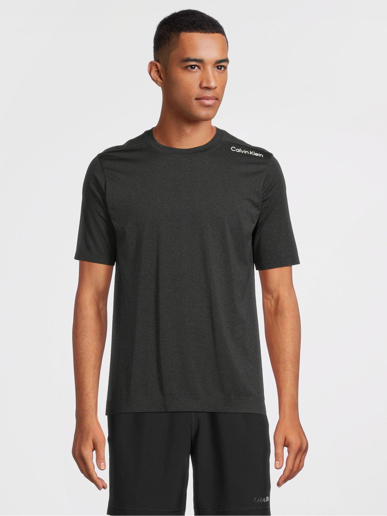 Calvin Klein CK Sport Seamless Short Sleeve T shirt Black