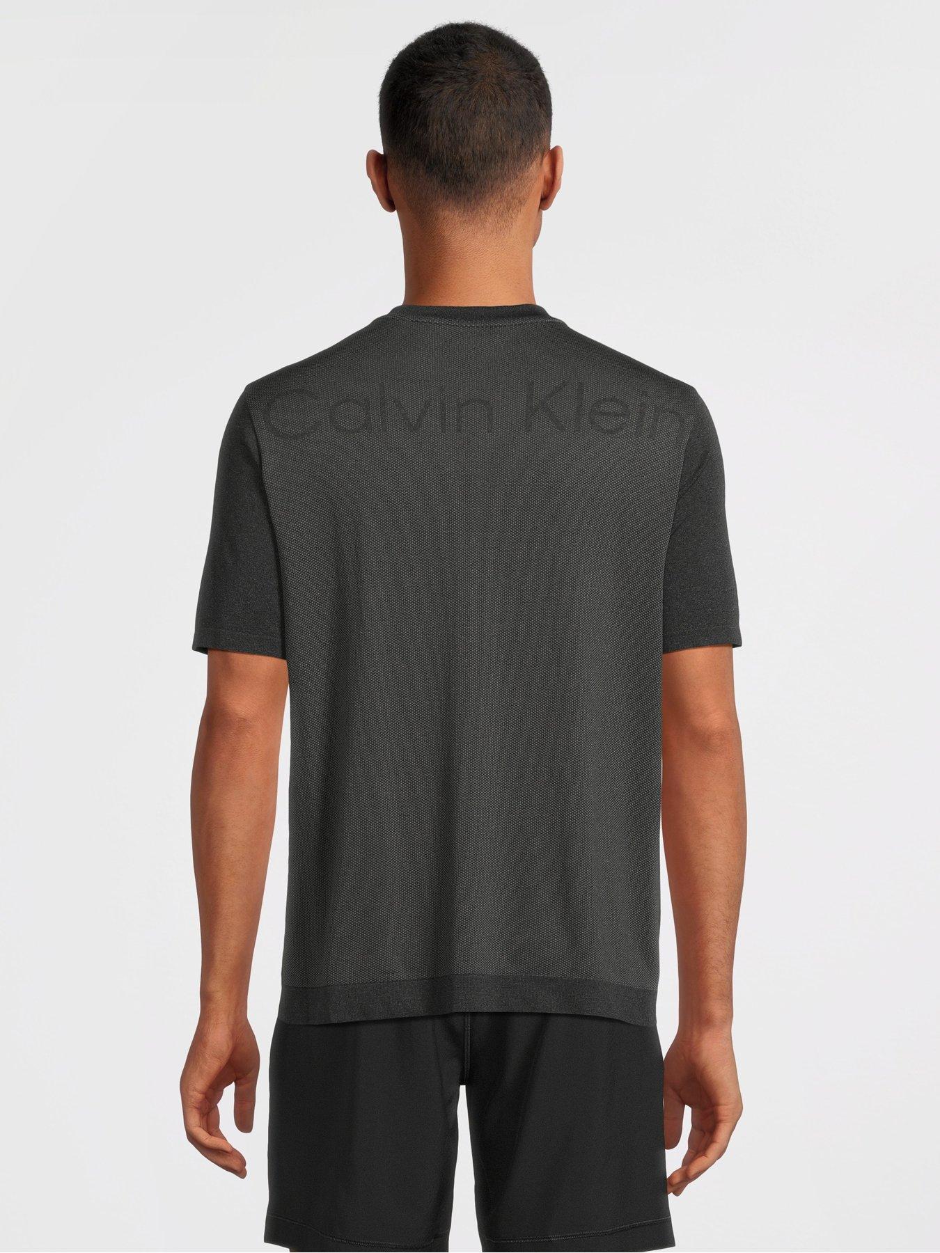 Image 2 of 5 of Calvin Klein CK Sport Seamless Short Sleeve T-shirt - Black&nbsp;