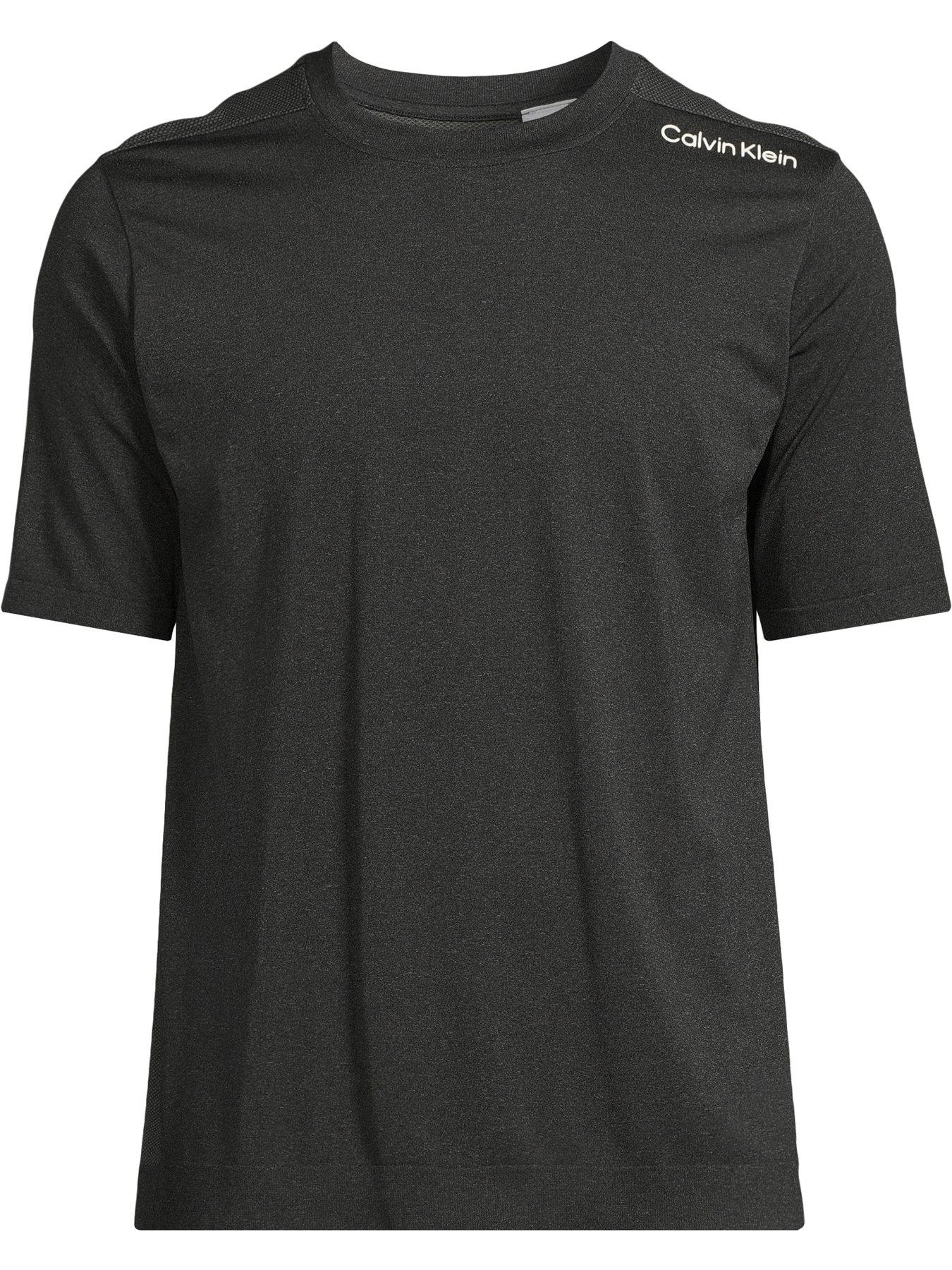 Image 4 of 5 of Calvin Klein CK Sport Seamless Short Sleeve T-shirt - Black&nbsp;