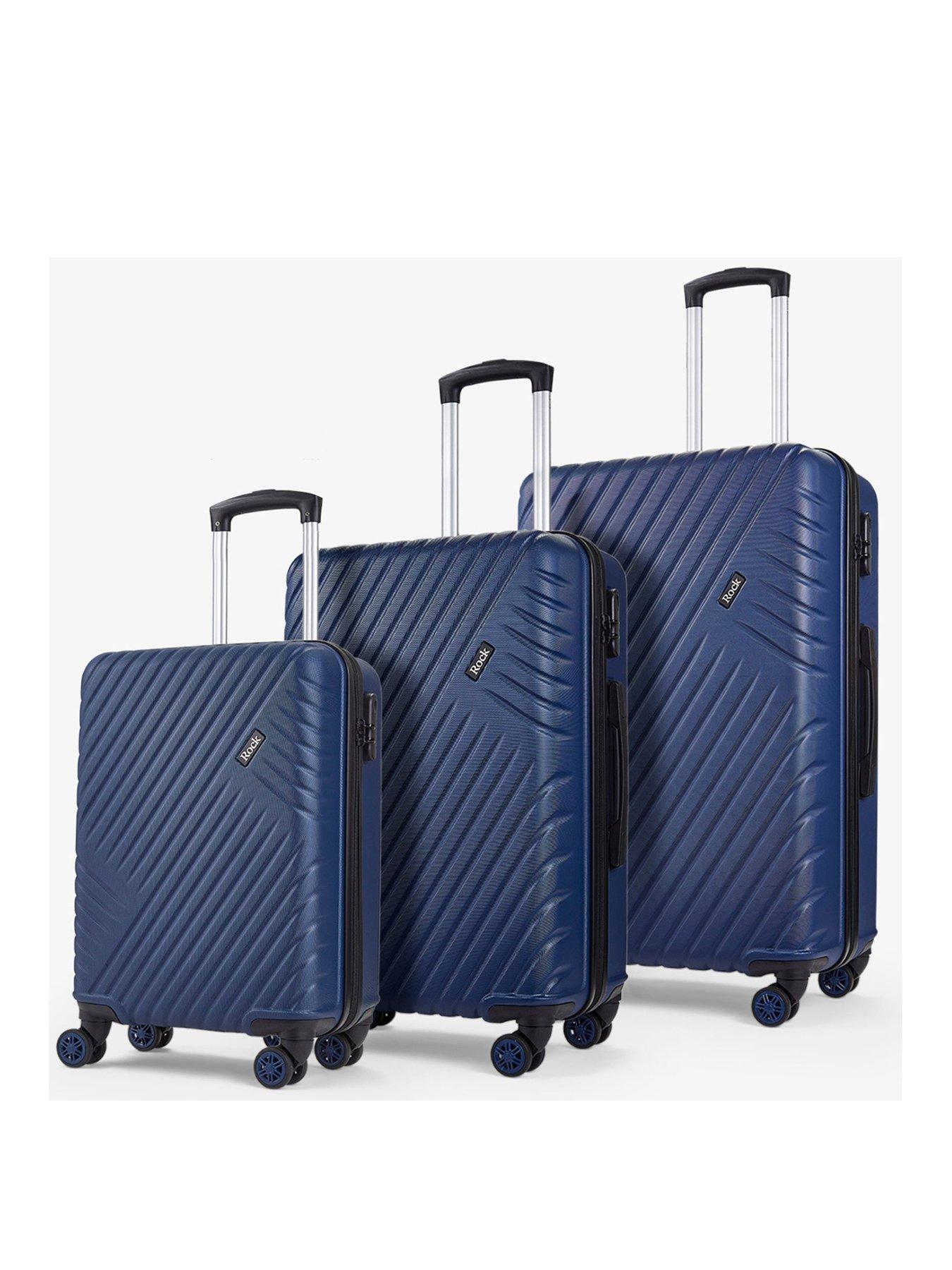 Image 1 of 5 of Rock Luggage Santiago Hardshell 8 Wheel Suitcase - 3 Piece Set