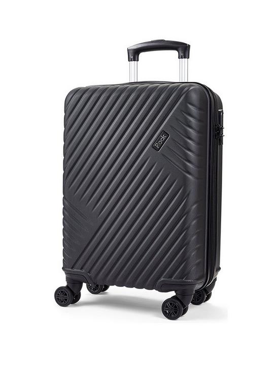 front image of rock-luggage-santiago-hardshell-8-wheelnbspsuitcase-small