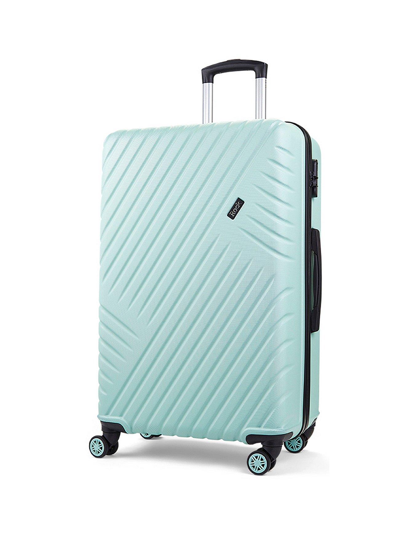 Large 8 cheap wheel suitcase