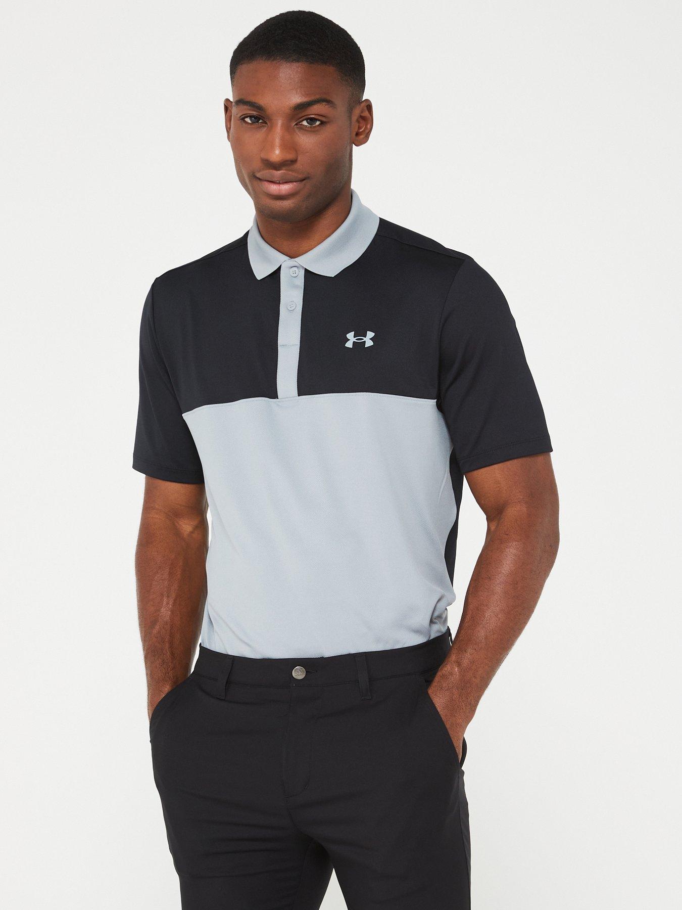 Under armour deals grey polo