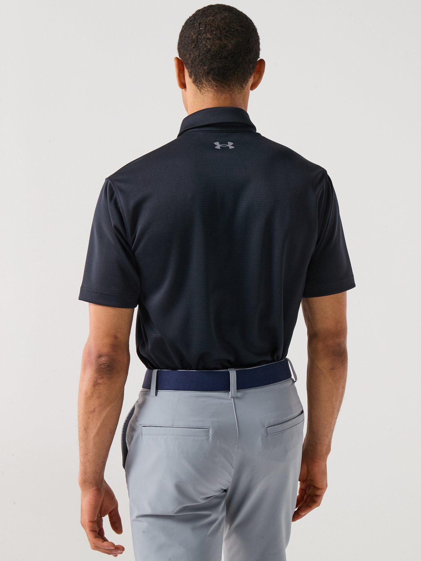 Image 2 of 2 of UNDER ARMOUR Mens Golf Tech Polo - Black