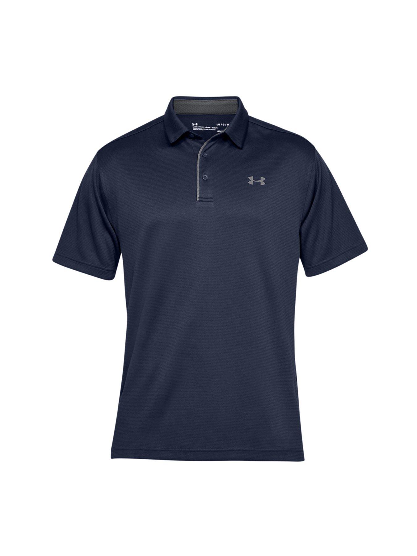 undefined Mens Golf Tech Polo Shirt - Navy