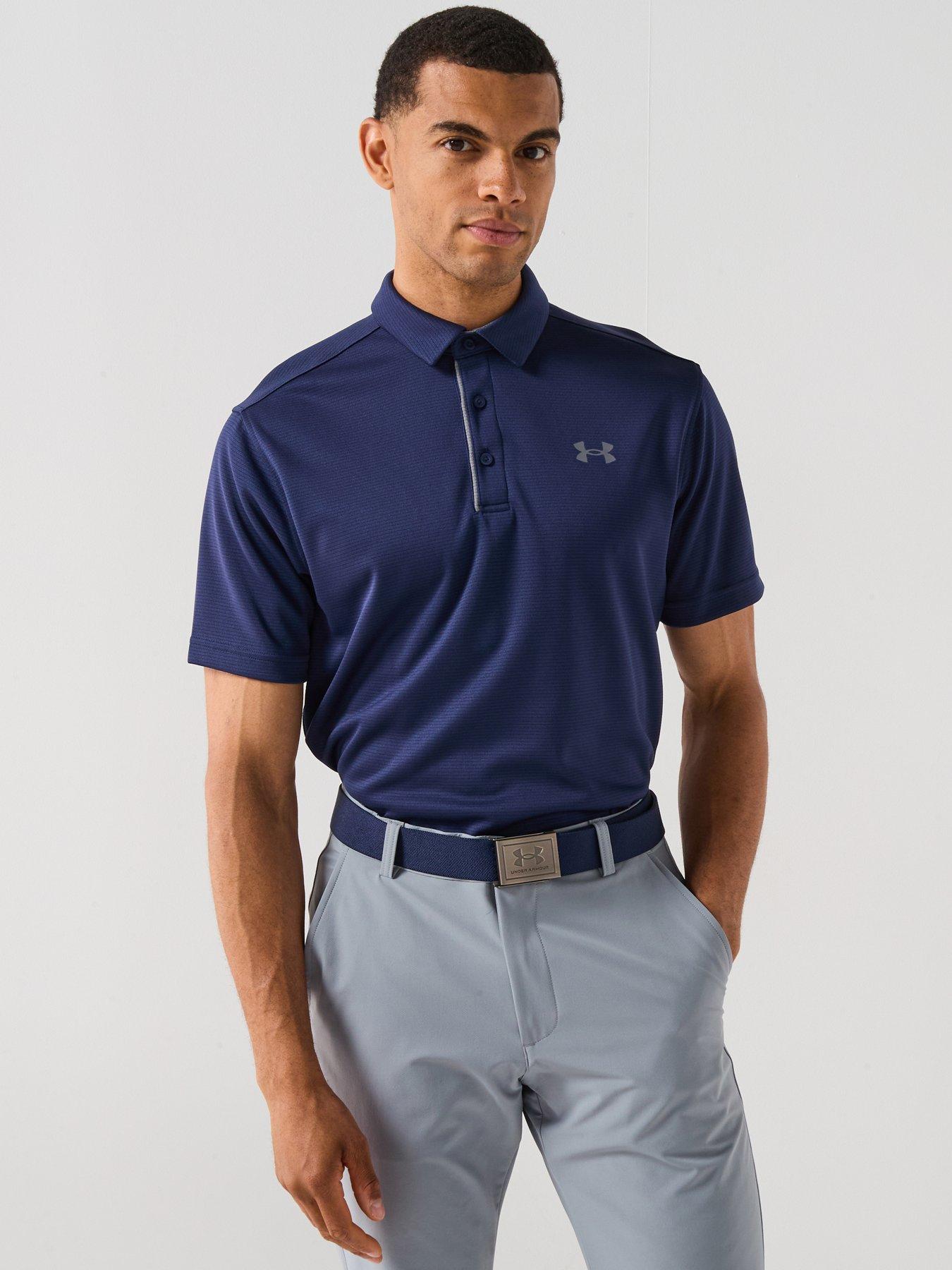 undefined Mens Golf Tech Polo Shirt - Navy