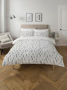 Product photograph of Copenhagen Home Rayne Duvet Cover Set - Charcoal from very.co.uk