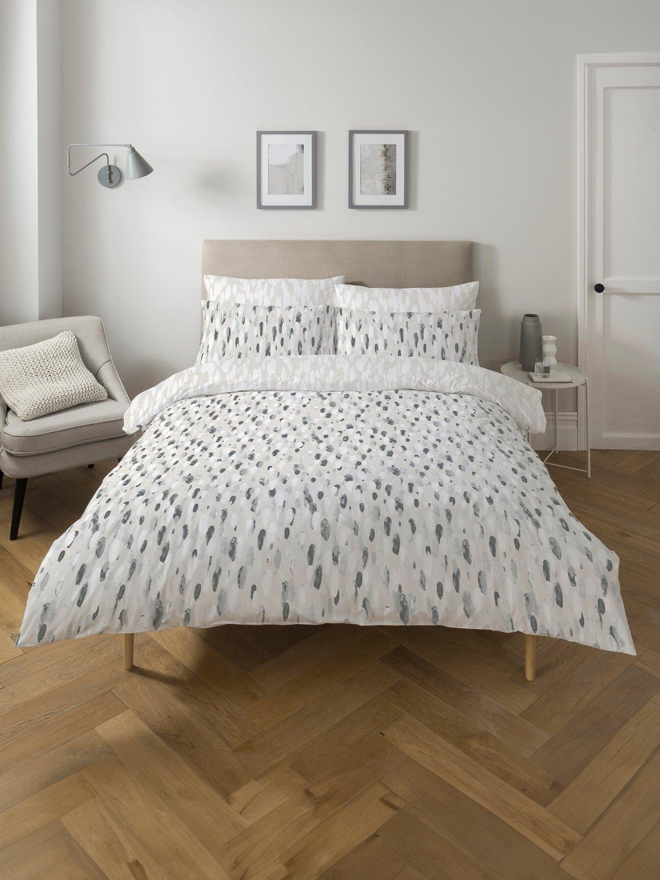 undefined Rayne Duvet Cover Set - Charcoal