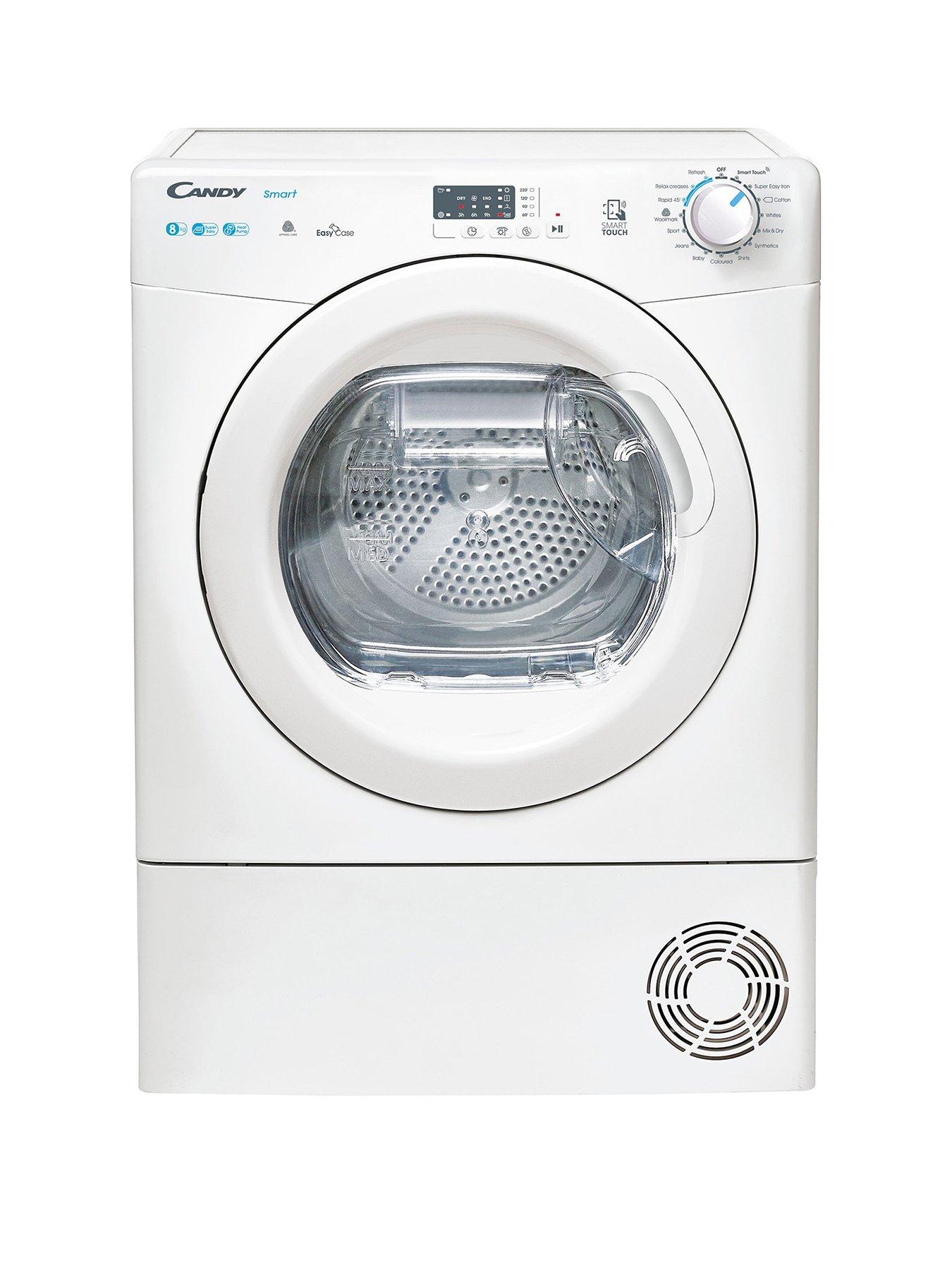 Candy Smart Cseh8A2Le 8Kg Heat Pump Tumble Dryer, A++ Rated - White