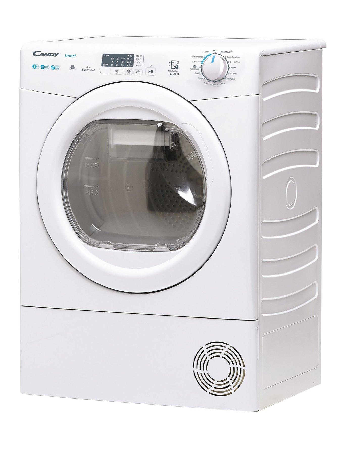 Image 2 of 5 of Candy Smart CSEH8A2LE 8kg Heat Pump Tumble Dryer, A++ Rated - White
