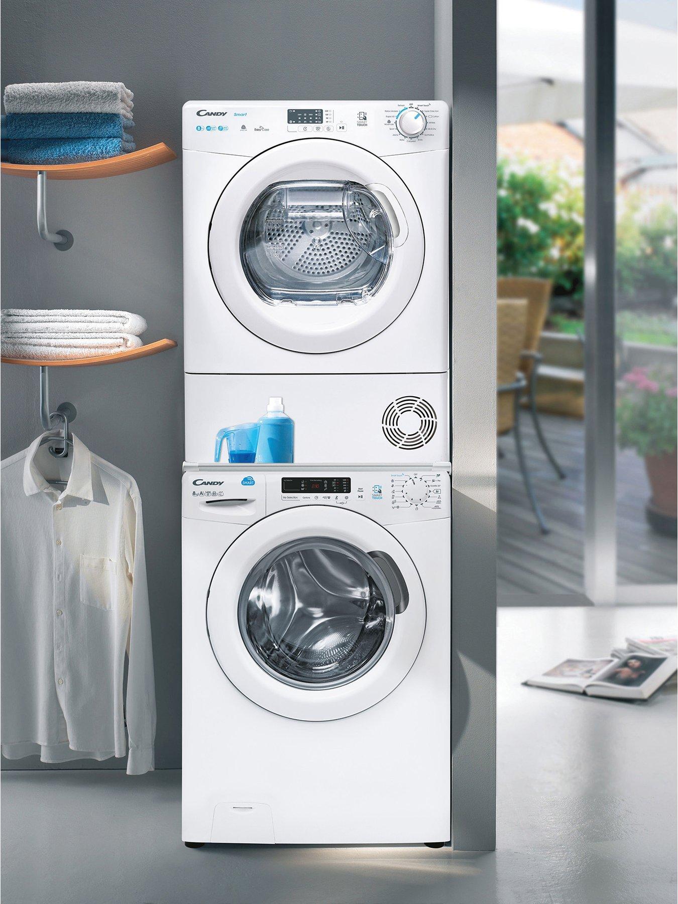 Candy Smart CSEH8A2LE 8kg Heat Pump Tumble Dryer A Rated White Very