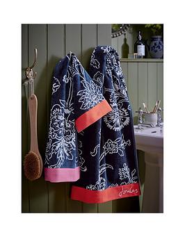 Product photograph of Joules Indienne Floral Towel Range from very.co.uk